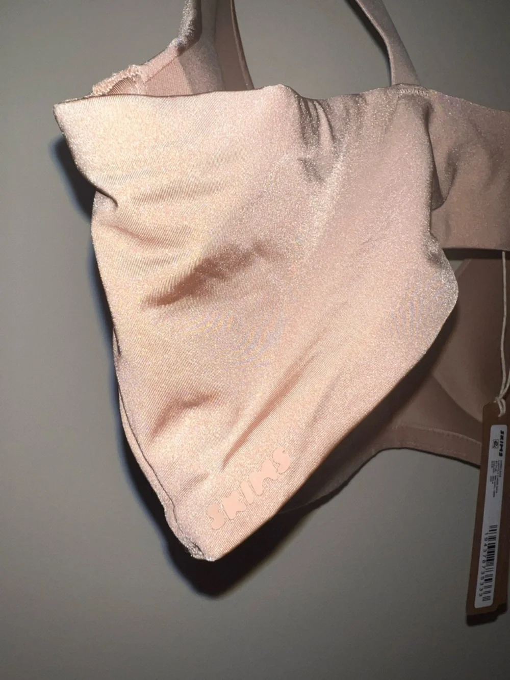 SKIMS Wireless Lightly Lined Bra 46D Sienna‎ Nude NWT - Picture 7 of 13